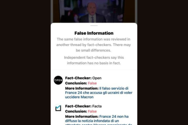 La nueva función de Meta para identificar las ‘fakenews’