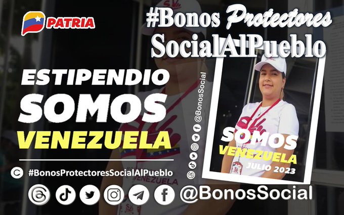 Sistema Patria inicia la entrega de dos nuevos bonos este 21 de febrero