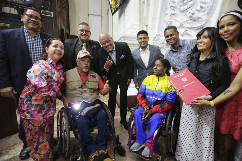 AN sancionó Ley Orgánica para Inclusión de personas con discapacidad