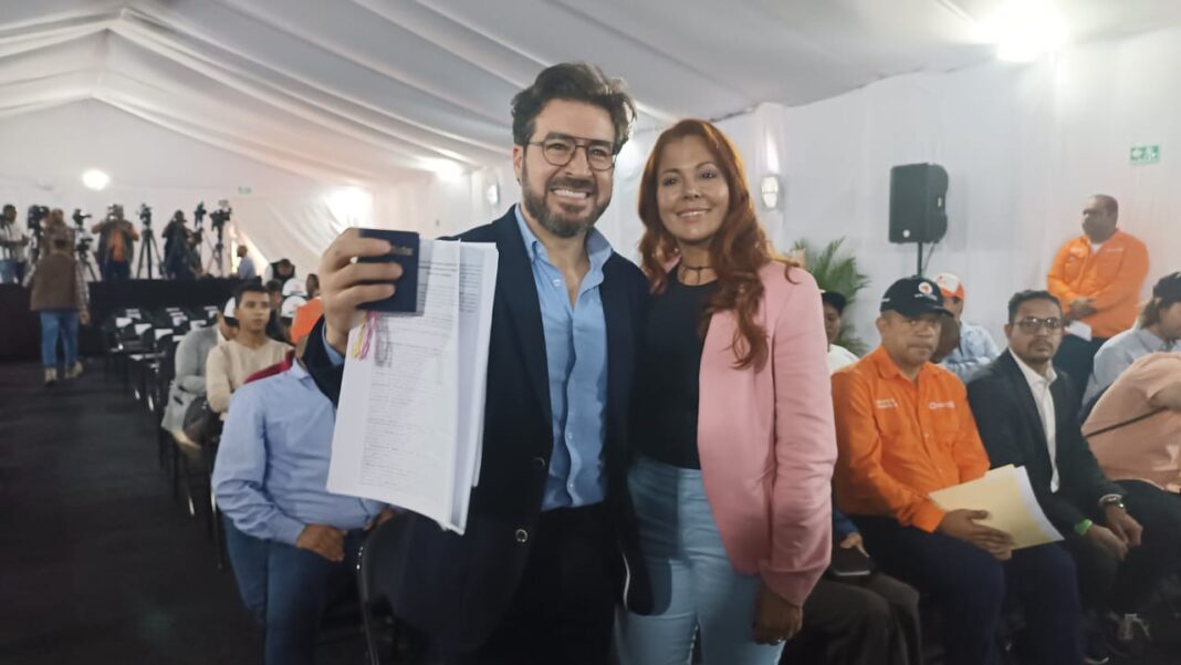 Daniel Ceballos presentó su postulación por el partido Arepa