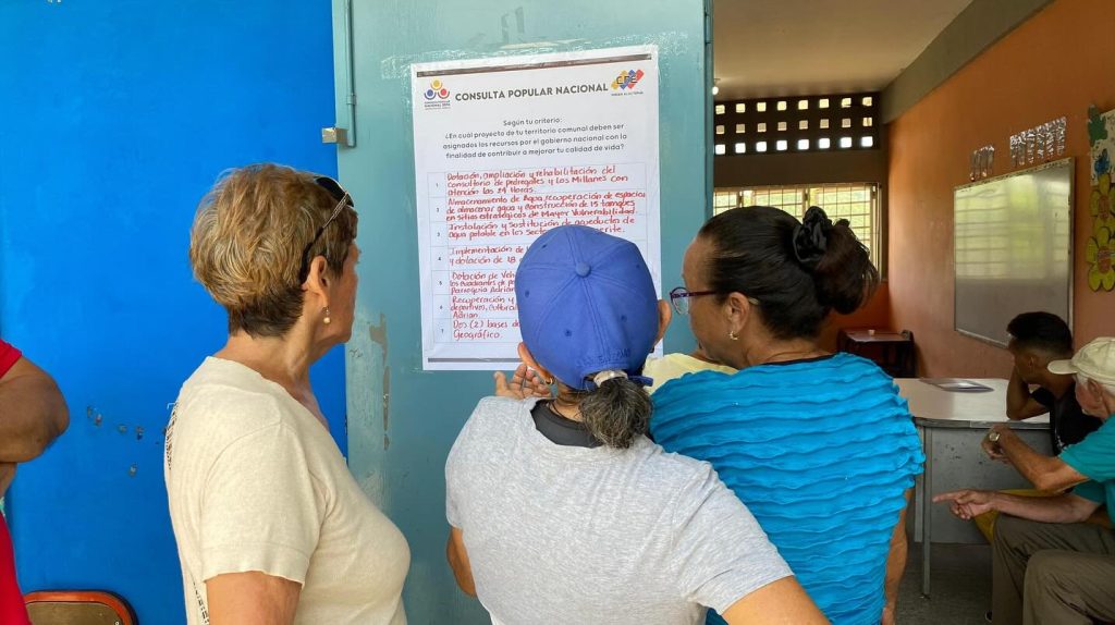 Margariteños acudieron a votar por los “Proyectos del Pueblo”