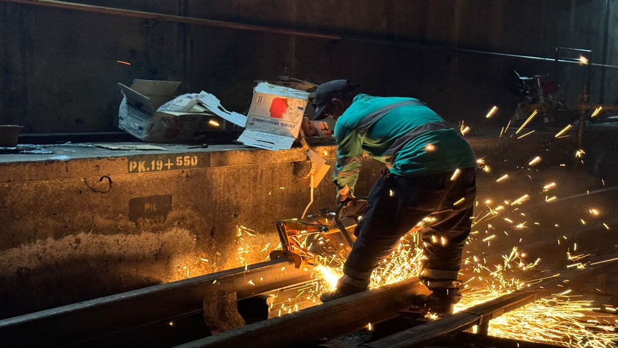 Metro de Caracas anuncia un 95% de avance en trabajos de alto impacto en la línea 1