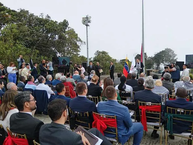 Bandera de Palestina fue izada en el Parque nacional Waraira Repano en solidaridad con su pueblo