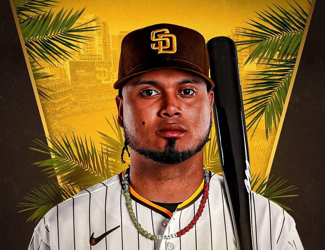 Luis Arráez - Es recibido por San Diego