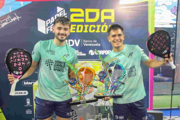 Maxi Arce y Franco Dal Bianco por Argentina ganaron el Padel Fest Venezuela