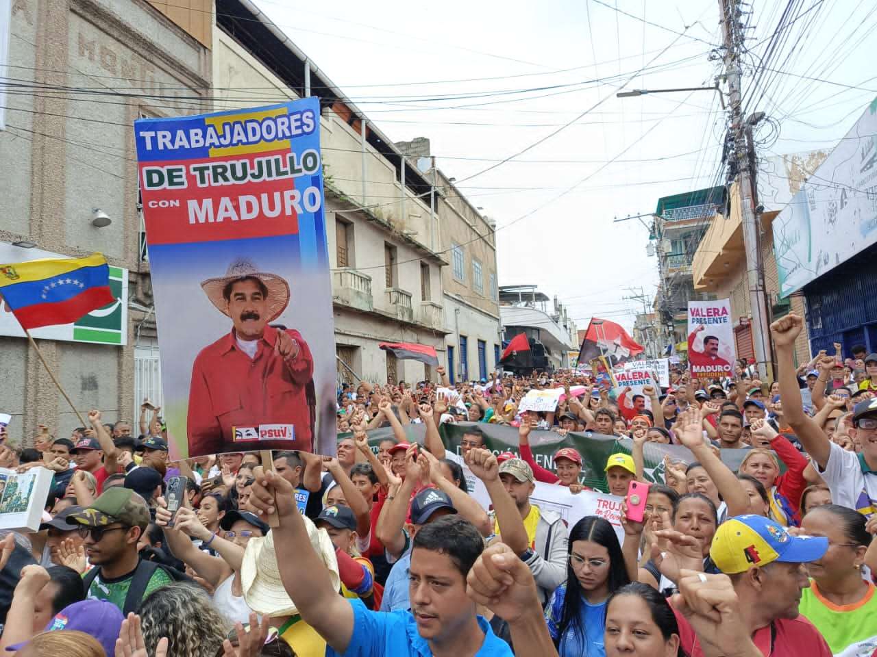 Pueblo trujillano se movilizó en rechazo a las sanciones