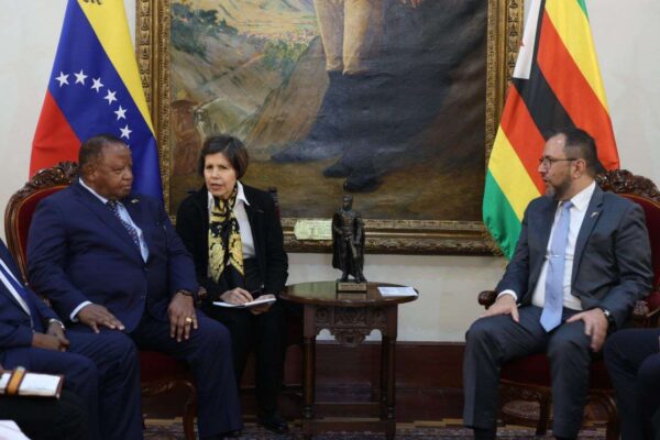 Canciller Gil recibió a su homólogo de Zimbabue Canciller Gil recibió a su homólogo de Zimbabue