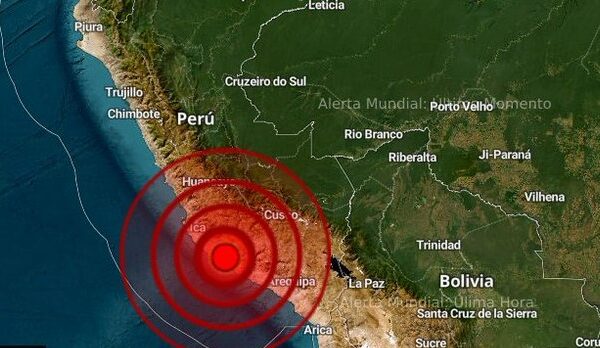 Terremoto de 7.0 se registró en Perú