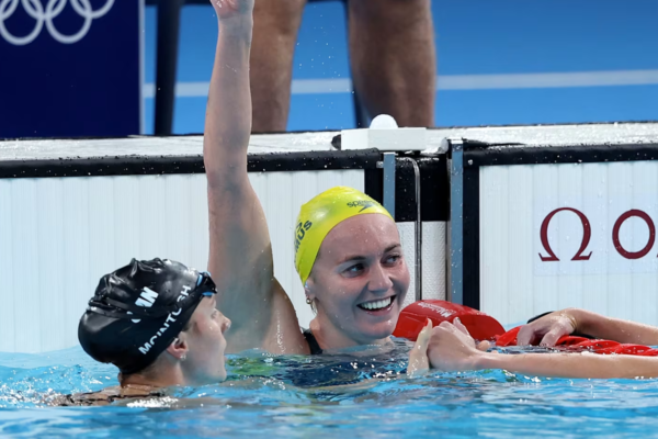 Australia brilló en el primer día de la natación