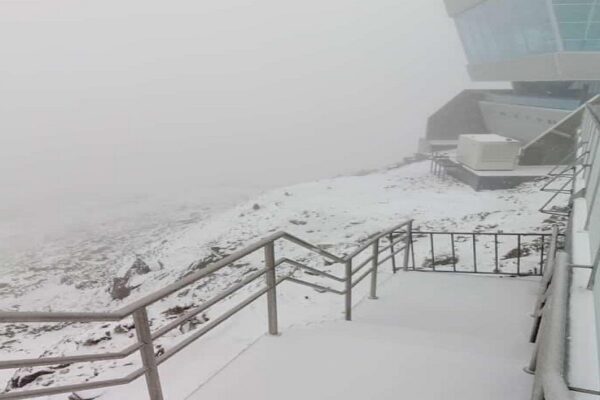La espectacular nevada que se registró este 24 de Julio en Pico Espejo en Mérida