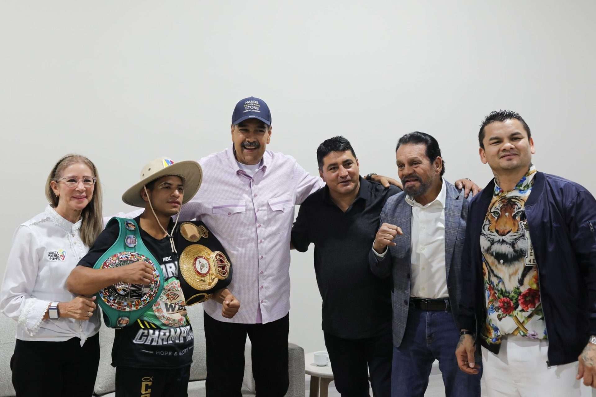 Presidente Maduro se reunió con leyendas del boxeo