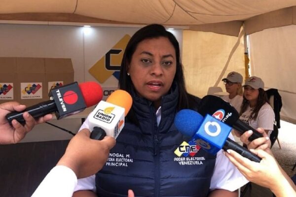 Rectora del CNE Nogal informó que todo se encuentra listo para los comicios de este domingo