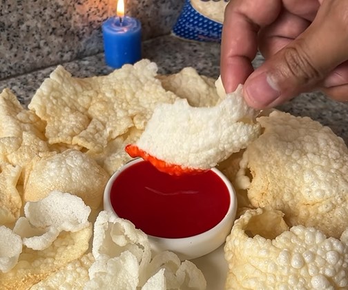 Chicharrón de arroz con tan solo 2 ingredientes