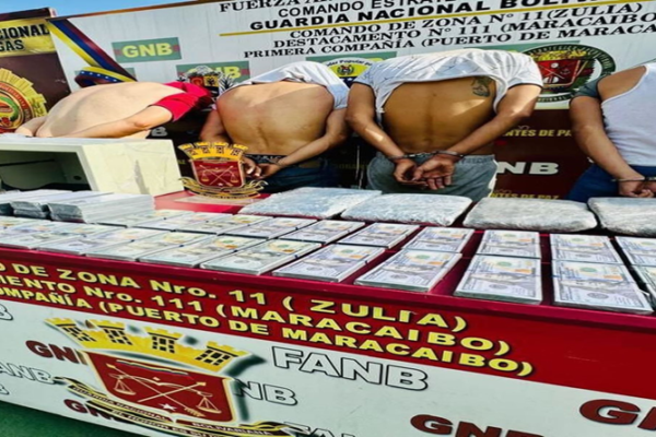 FANB detuvo a cuatro sujetos con billetes falsos y drogas en Zulia