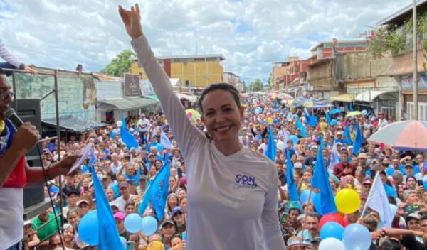 María Corina Machado agradeció el apoyo de la comunidad internacional María Corina Machado agradeció el apoyo de la comunidad internacional