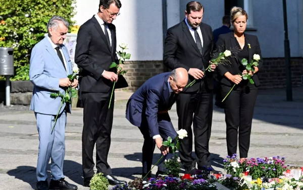 Scholz promete más deportaciones tras visitar escena de apuñalamiento masivo