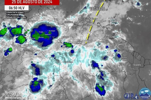 ¡Tome previsiones! Vaguada al noreste de Venezuela