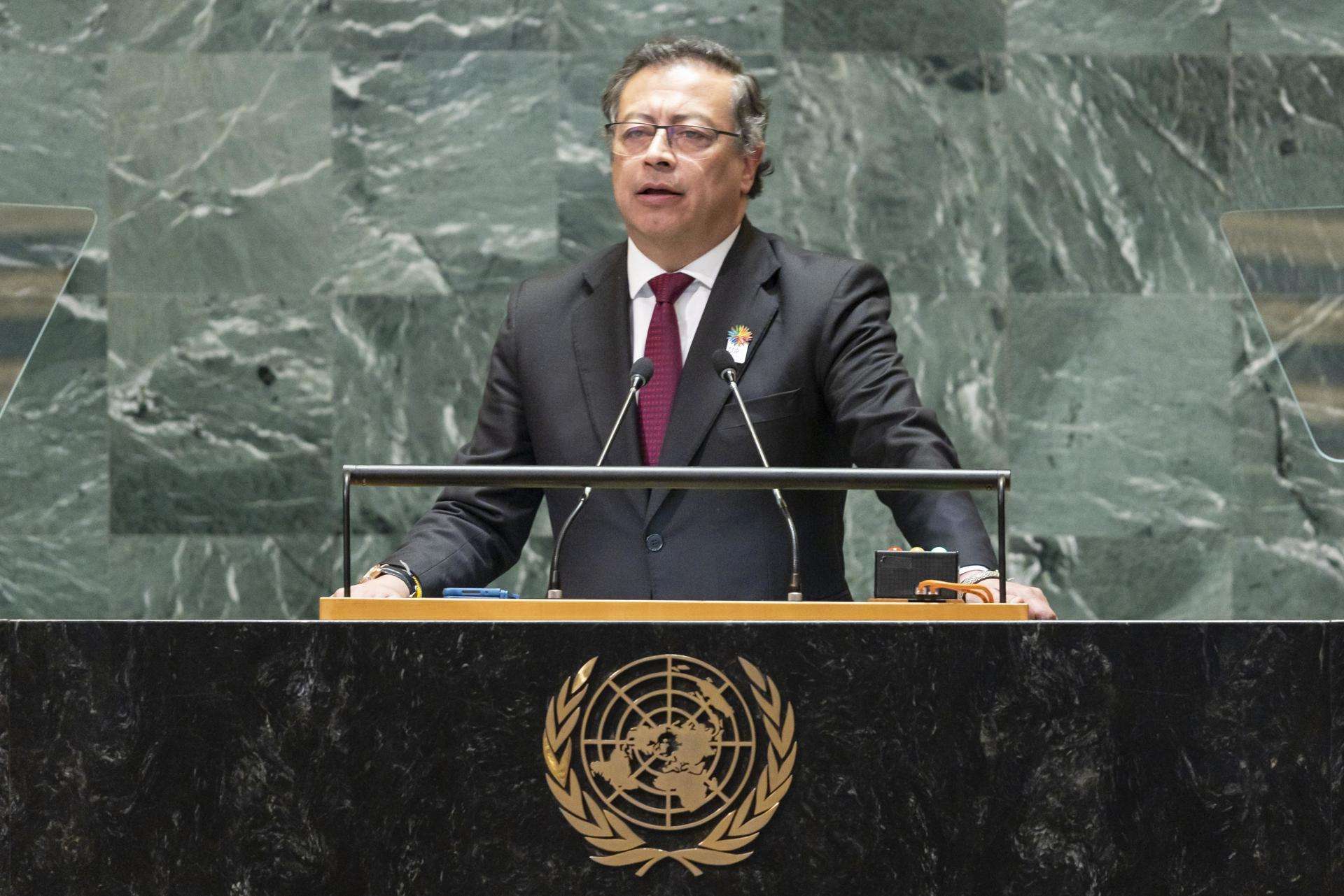Petro critica en ONU a presidente argentino Javier Milei