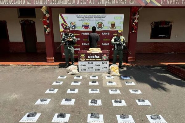 Capturado con 96 panelas de droga Capturado con 96 panelas de droga