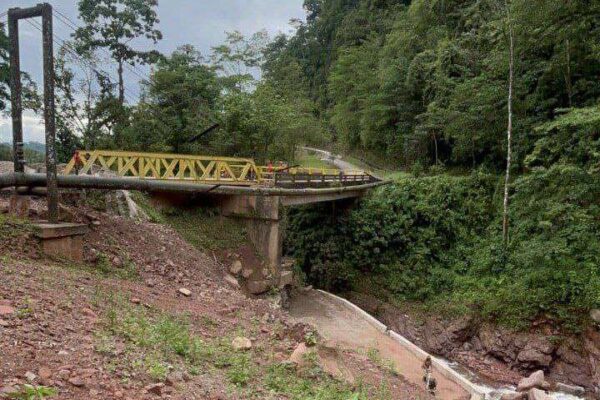 Avanza la construcción del puente sobre el río Zúñiga en Táchira
