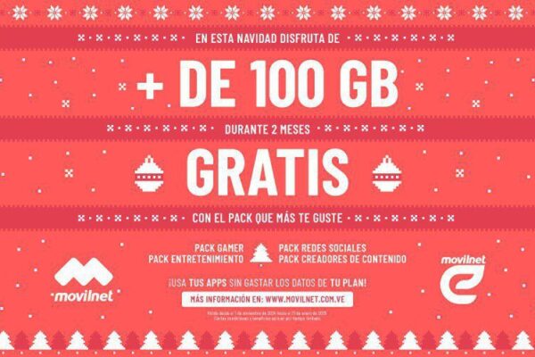 Esta Navidad disfruta de lo nuevo que trae Movilnet