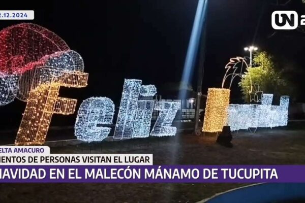 Llegó la Navidad al Paseo Mánamo de Tucupita Llegó la Navidad al Paseo Mánamo de Tucupita