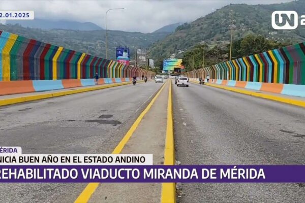 Rehabilitan viaducto Miranda de Mérida