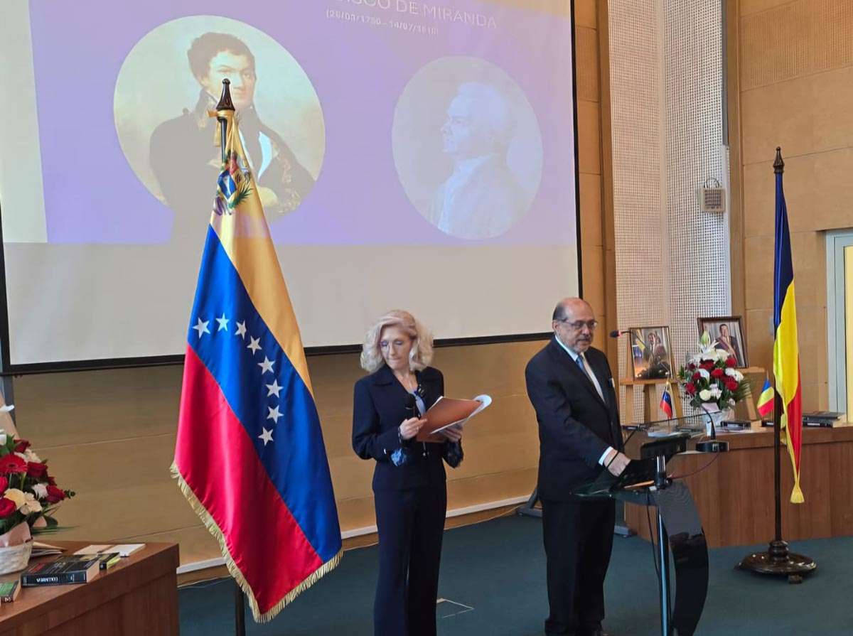 Embajada de Venezuela en Rumanía conmemoró Natalicio de Francisco de Miranda