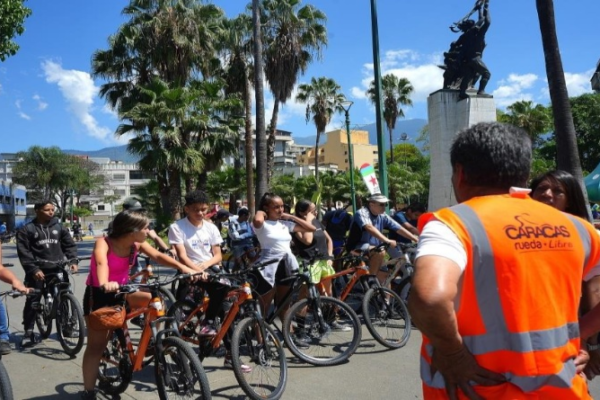 Realizarán nueva jornada del Plan Caracas Rueda Libre este domingo