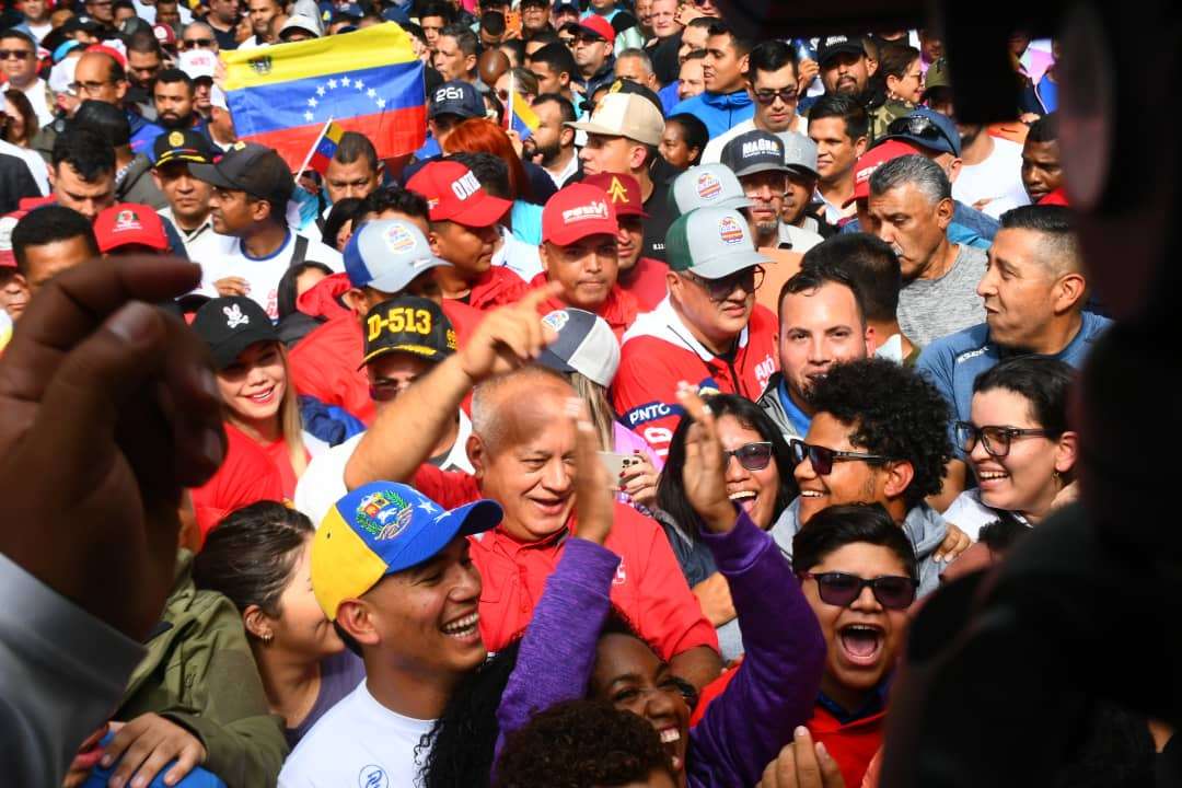 PSUV convoca marcha en Caracas para celebrar victoria del 25 de mayo