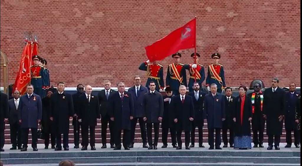 Putin agradeció a quienes viajaron a Moscú para celebraciones