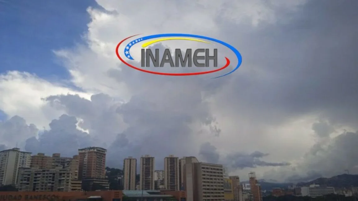 INAMEH presentó las Condiciones Meteorológicas para las próximas 24 horas, de este 26 de Junio 2025