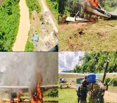 La Fanb destruyó ocho aeronaves en Amazonas La Fanb destruyó ocho aeronaves en Amazonas