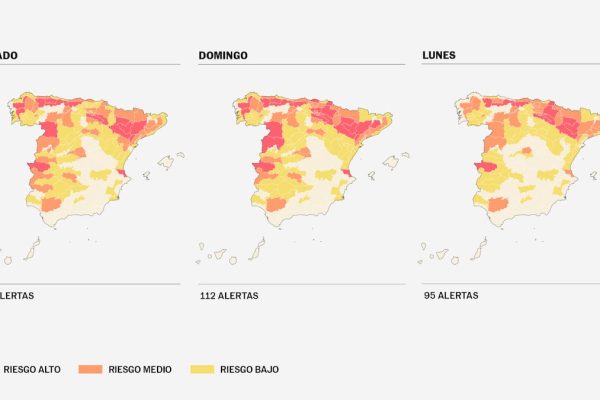 La primera ola de calor arranca con el 77% de los municipios en niveles de riesgo para la salud | Clima y Medio Ambiente