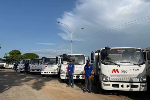 Llegan a Venezuela 124 vehículos pesados para fortalecer la gestión hídrica  