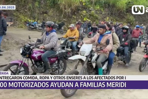 Motorizados se unen para ayudar a familias en Mérida