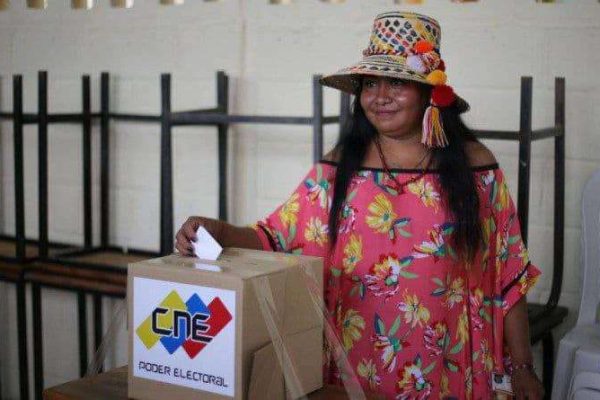 Pueblo indígena participa para elegir a representantes en la AN y legislativos