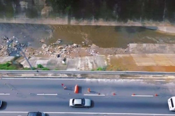 Refuerzan las losetas de la autopista Guaicaipuro