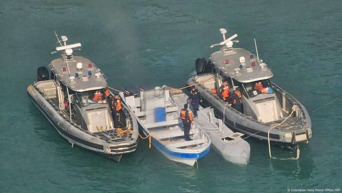 Colombia incauta por primera vez un narcosubmarino no tripulado