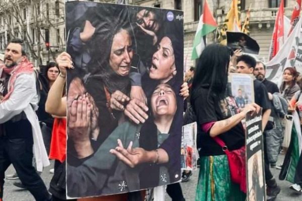 En Argentina reprimieron protestas contra el genocidio en Gaza