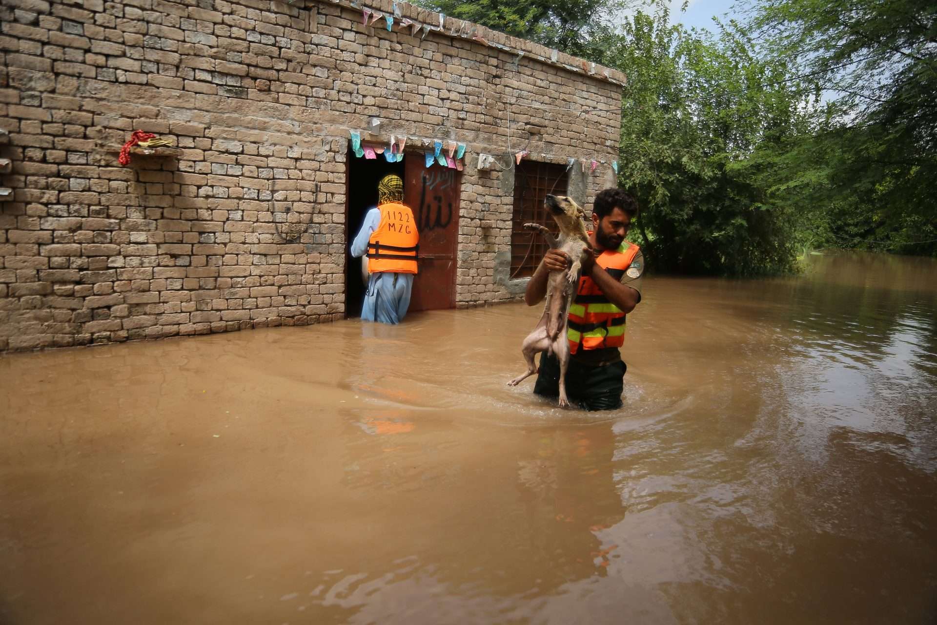 Hay 3.900 poblaciones inundadas en Pakistán