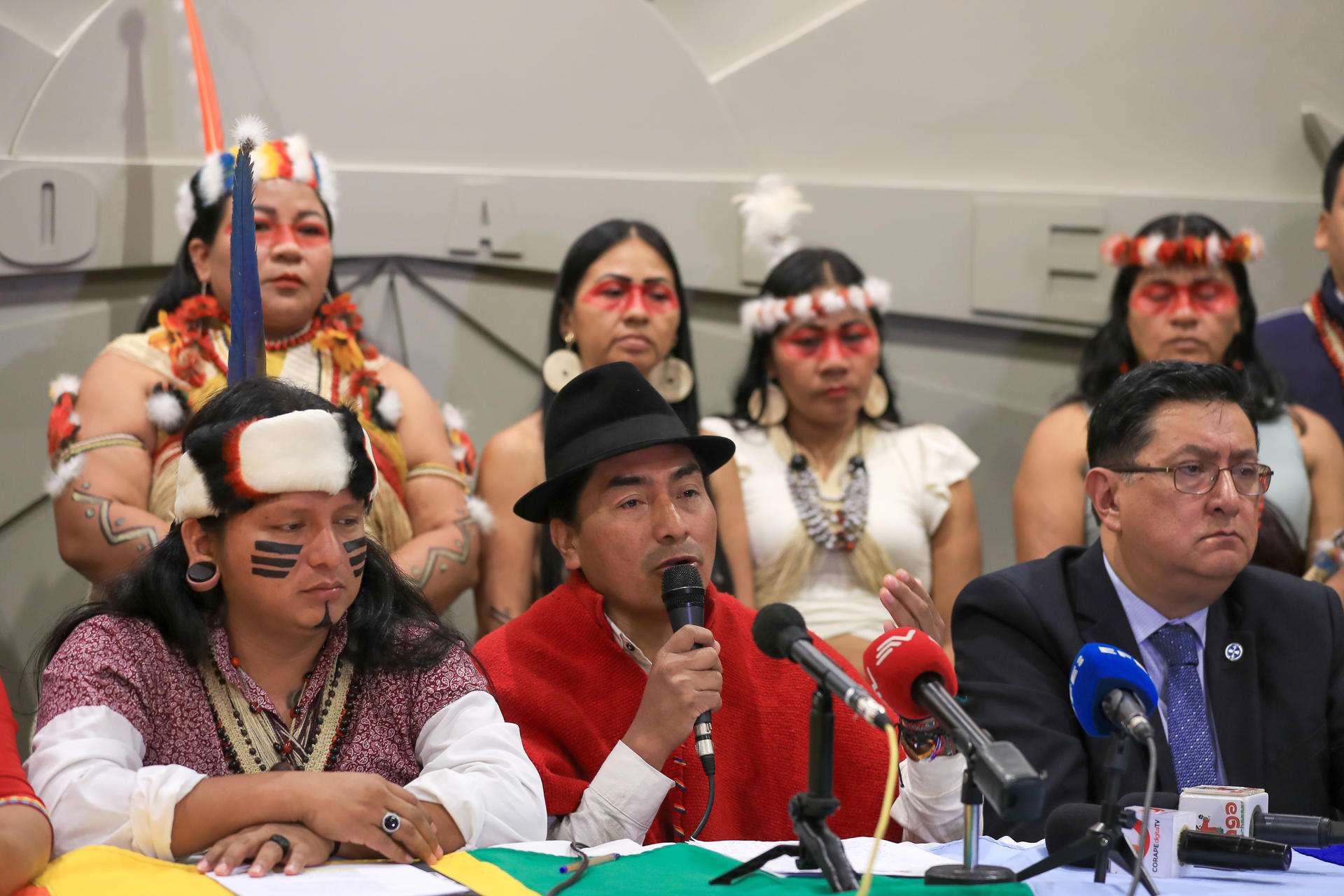 Indígenas de Ecuador no darán "ni un paso a atrás" ante Noboa