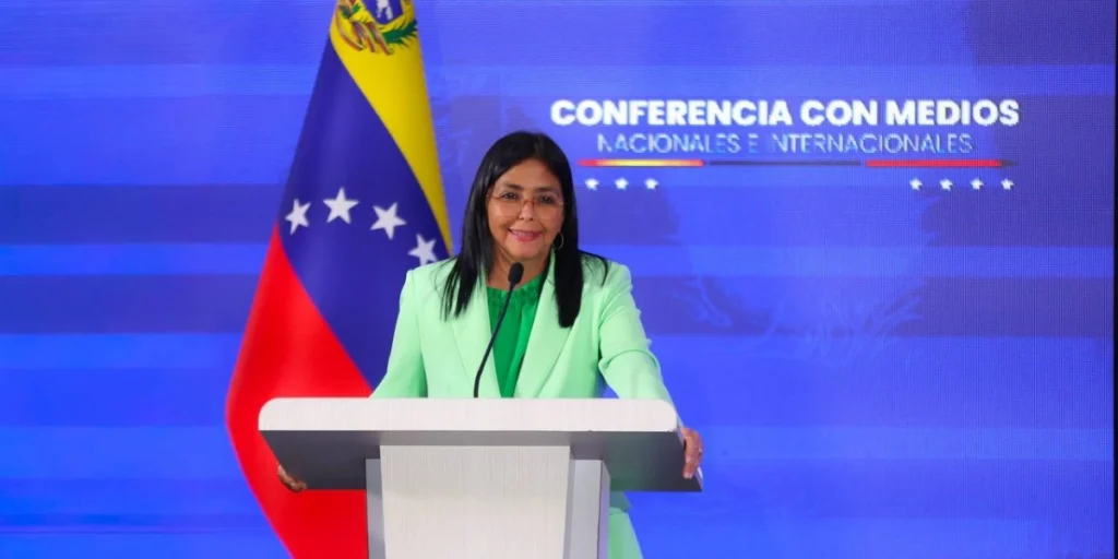 Delcy Rodríguez advierte a Trinidad y Tobago que ahora el gas lo tendrán que pagar