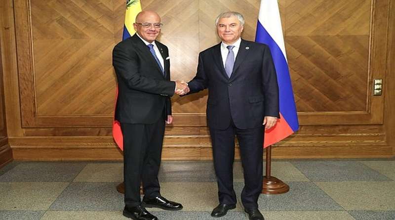 Presidente del Parlamento denuncia ante homólogo ruso amenazas de EEUU en el Caribe