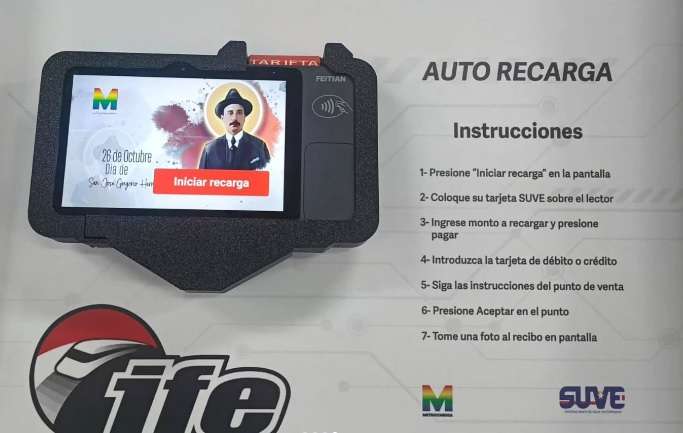 Activan puntos de autorecarga en sistema de ferrocarriles en La Rinconada