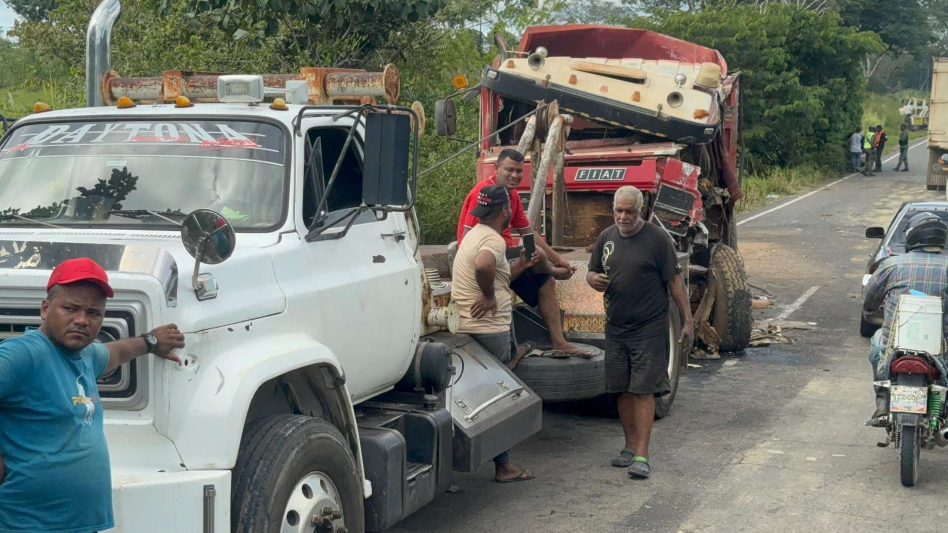Al menos 10 heridos dejó accidente en la carretera nacional en Bolívar