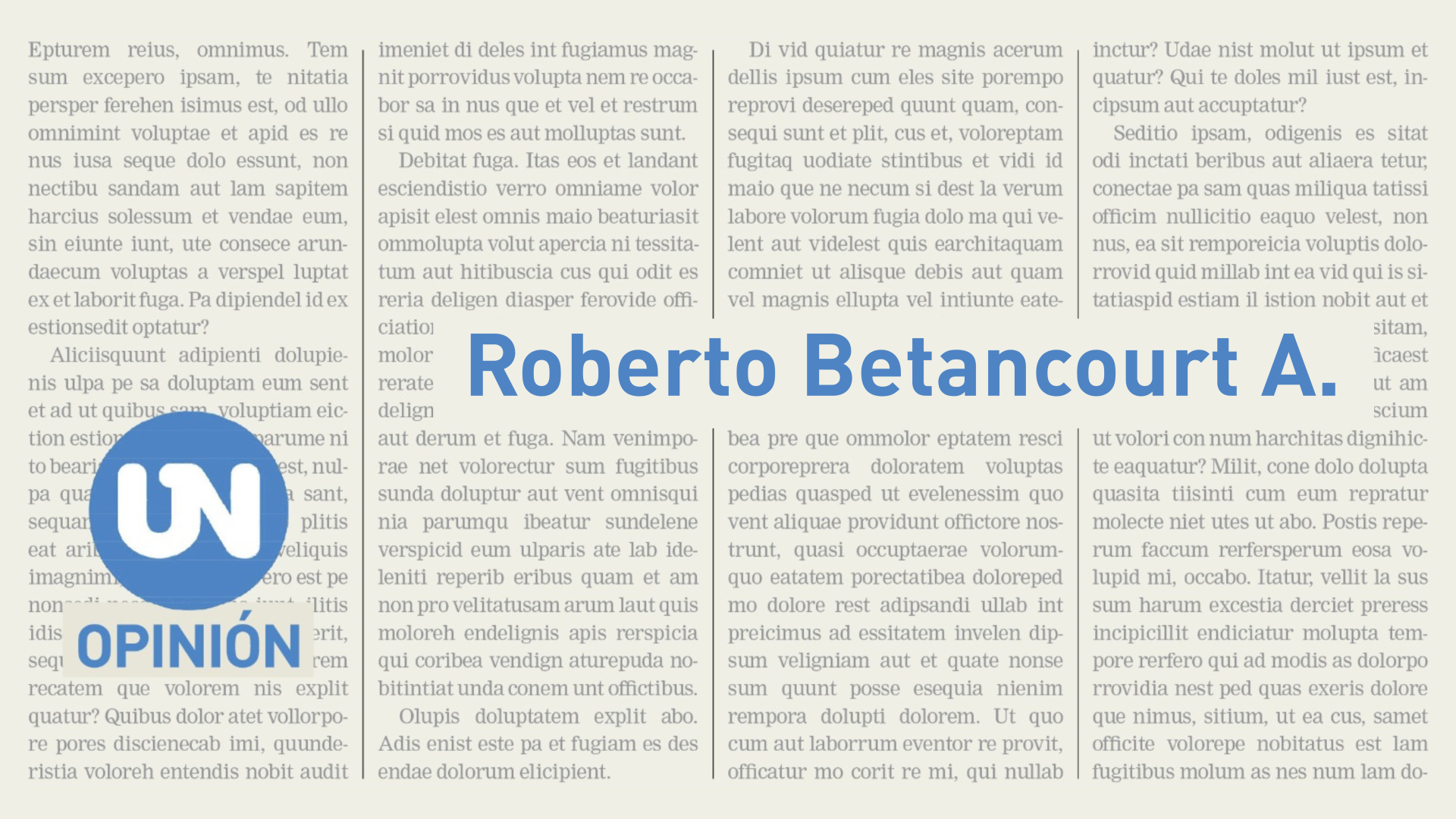 Pavimentando el camino con números