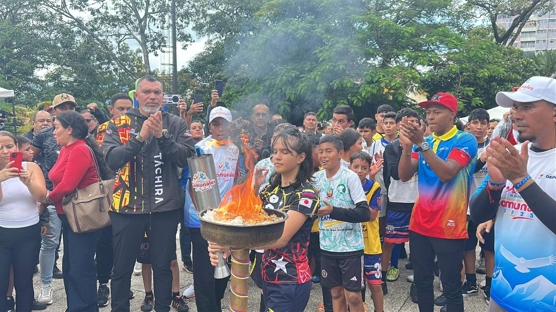 Táchira recibió llama de los Juegos Comunales 2025