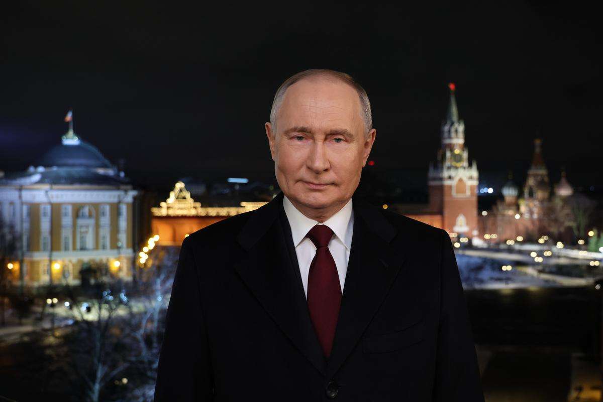 Con un mensaje de unidad y fortaleza Putin saludó al pueblo ruso en Año Nuevo