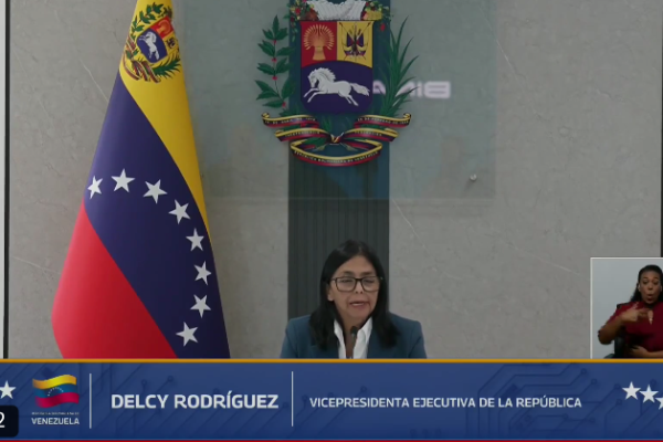 Declaraciones de Delcy Rodríguez tras la captura de Nicolás Maduro
